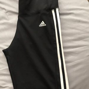 Black 3-Stripes lAdidas Leggings